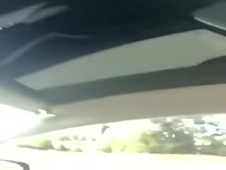 Randy banci film her hard jago while driving