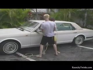 Eliitti carwash ulkona xxx video-