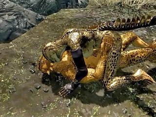 Privado adulto vídeo vid de dois argonians